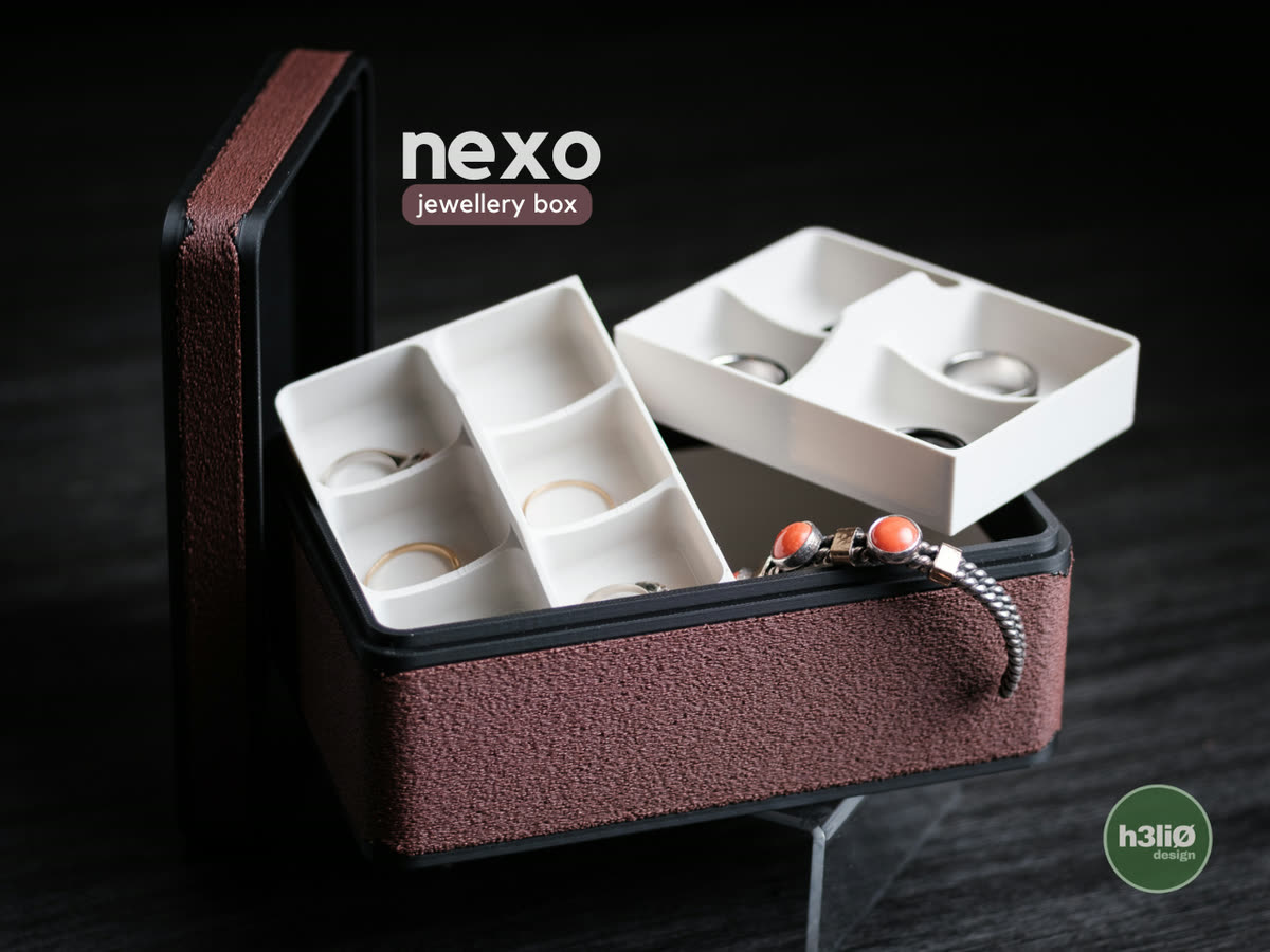Boîte à bijoux Nexo, présentation officielle.