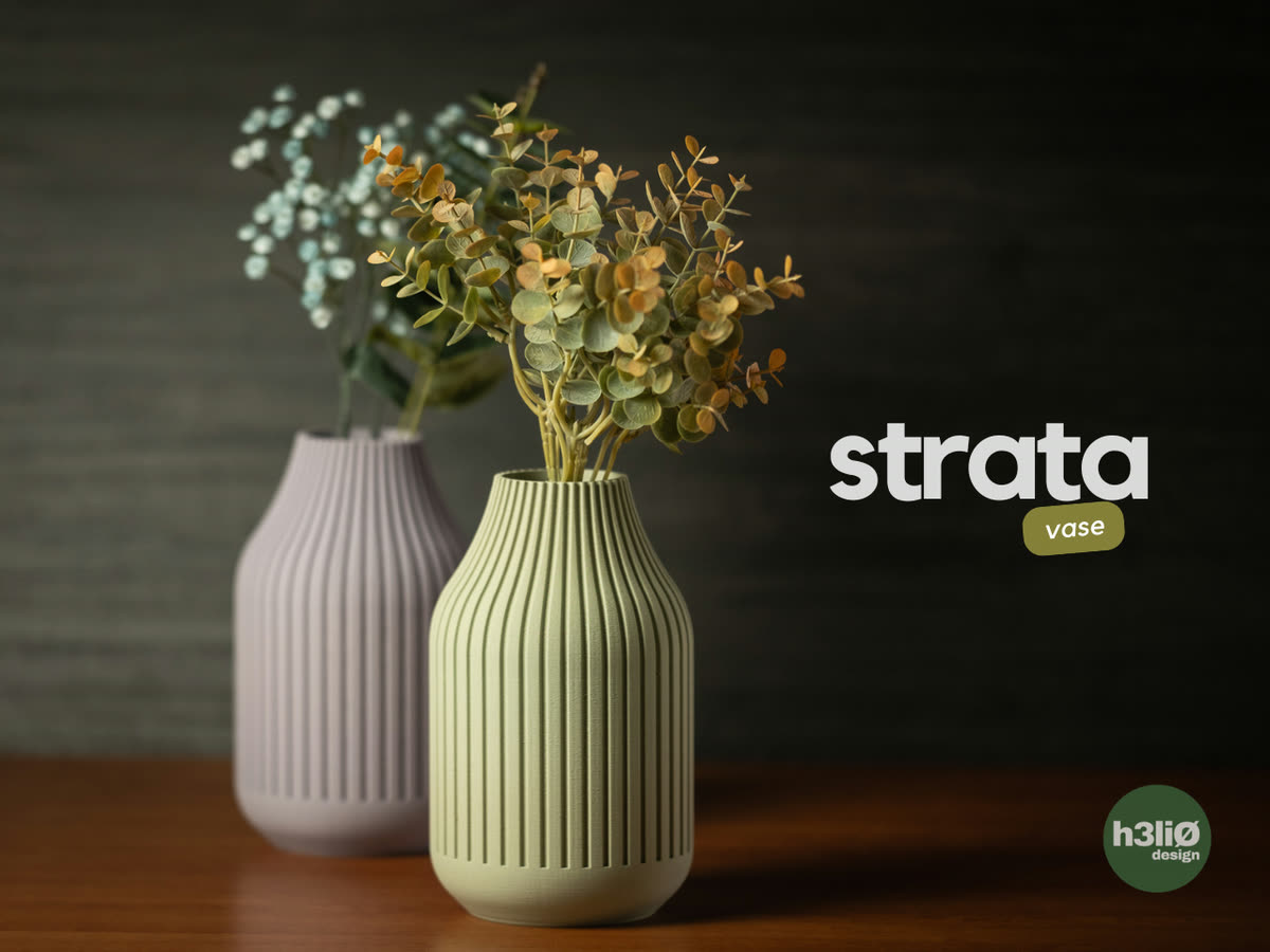 Vase Strata, présentation officielle.
